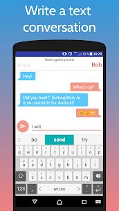 Write a text conversation in TextingStory 2. . Texting story mod apk unlocked everything 2022